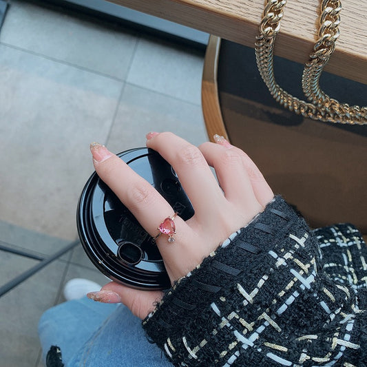 Pink Lover Heart Ring