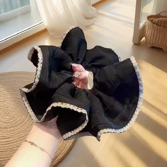 French Girly Lacey Scrunchie