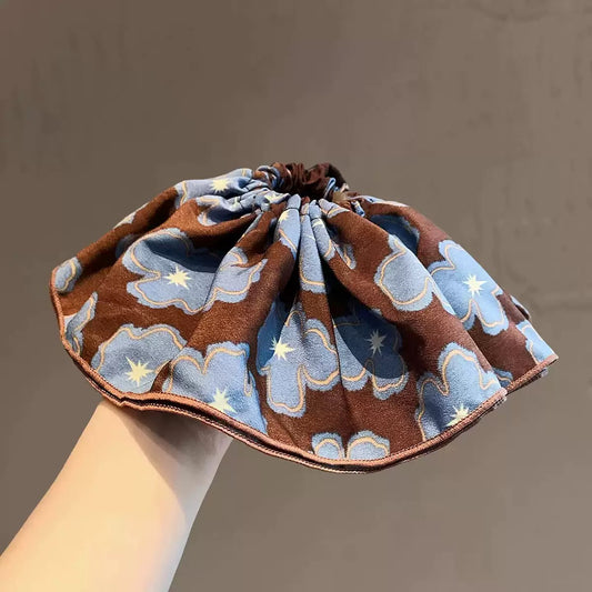 Periwinkle Printed Scrunchie