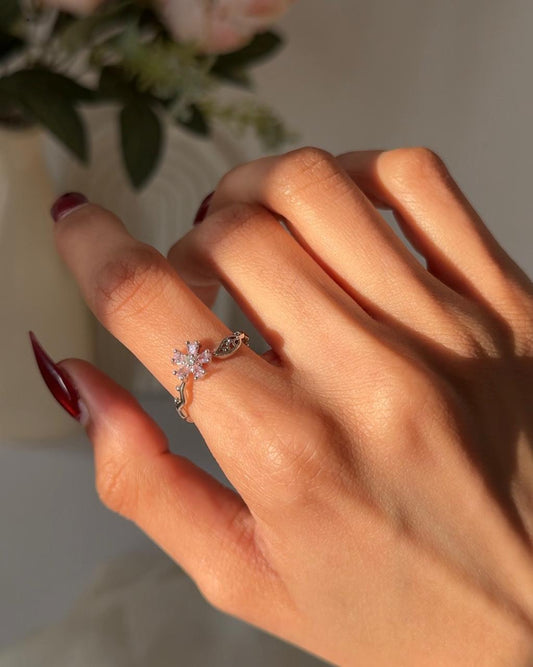 Shimmering Blush Ring