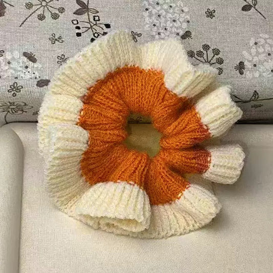 Sleep-over Knitted Scrunchie