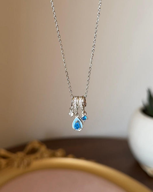 : Ocean Charm Multiple Charm Necklace