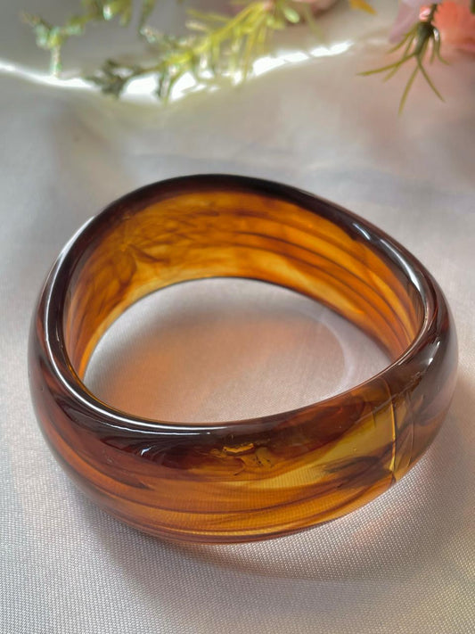 Chunky Drip Acrylic Bangle