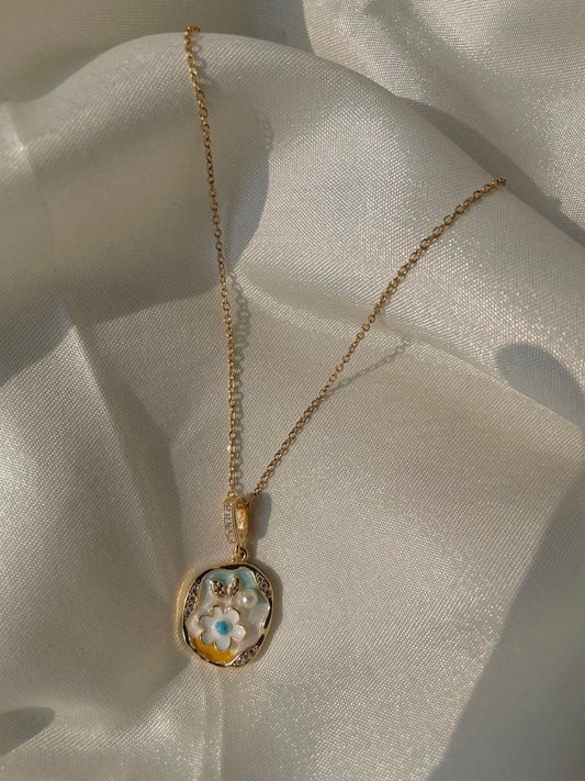 Vintage Floral Whisper Necklace