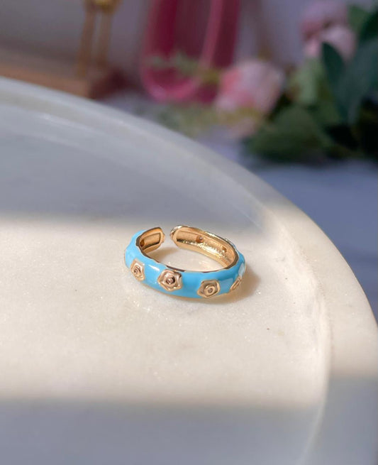 Blue Rose Empress Ring