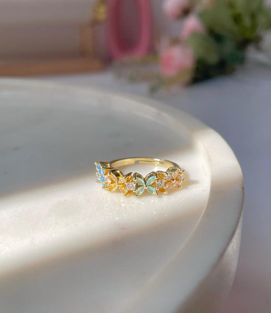 Ethereal Florets Ring