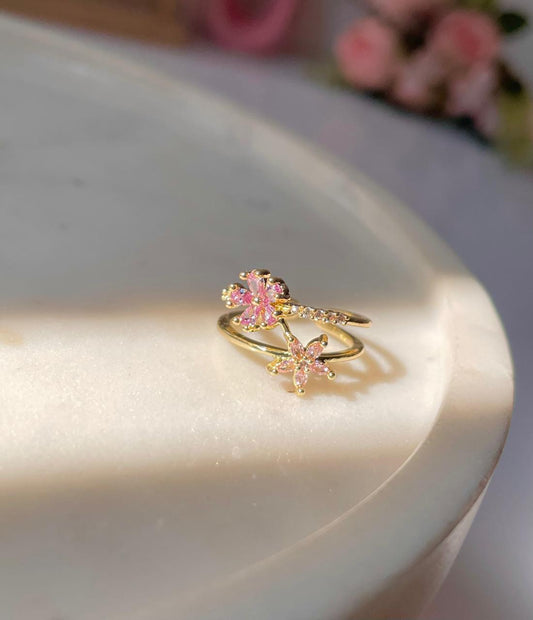 Twinkling Carnation Ring