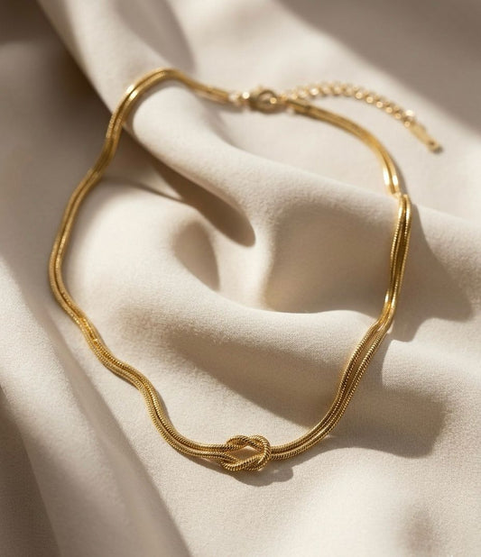 Tied n Twisted Chunky Necklace