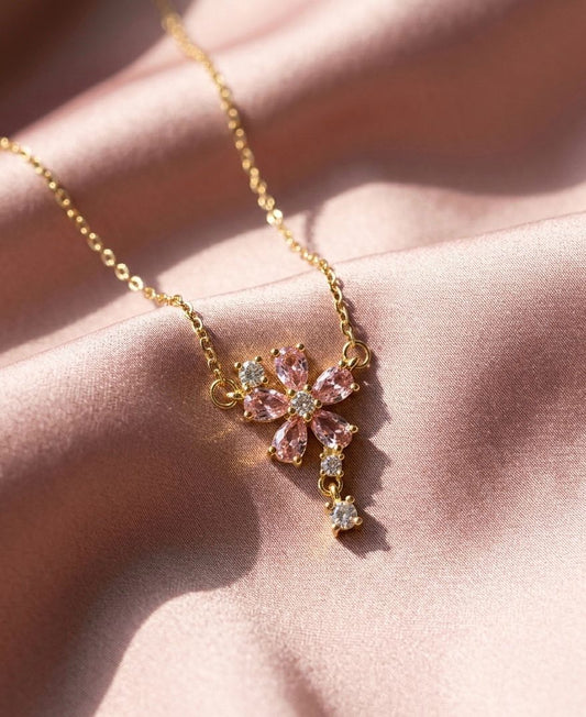 Rosaline Rhinestone Necklace