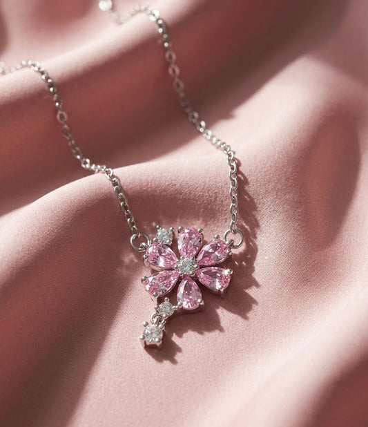 Pink Blossom Necklace