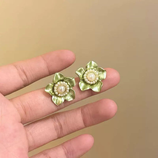 Garden Fairy Pearl Earrings