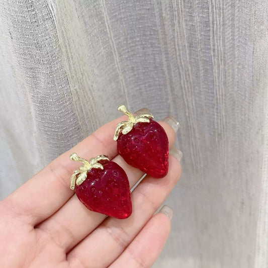 Sweet Tooth Strawberry Earrings