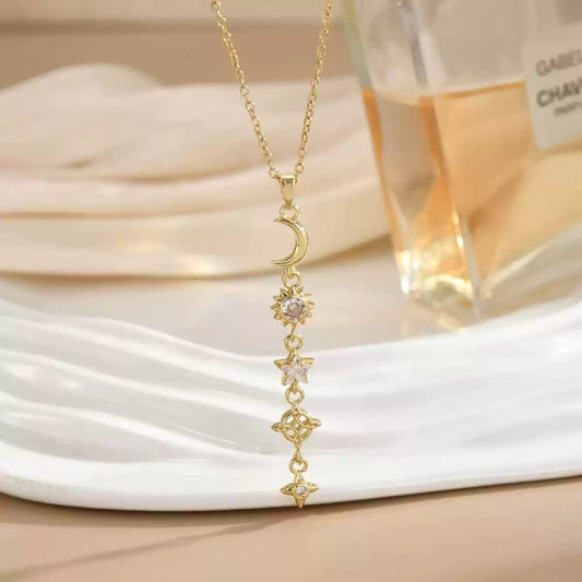 Lunar Poetry Y-Necklace