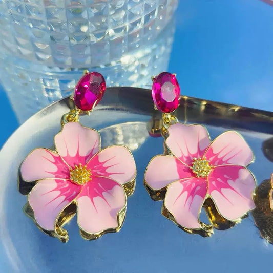 Hot Pink Tropics! Earrings