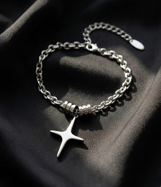 Clunky Cross Bracelet