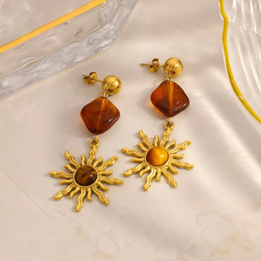 Melard Style trendy Sun Earrings