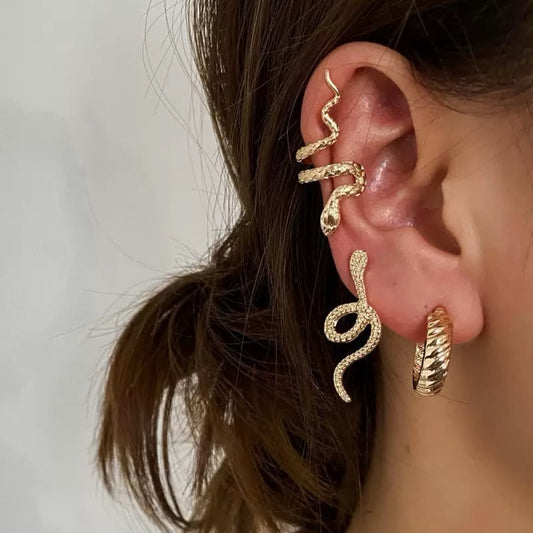 Viper Muse Earcuff/earrings(3 pcs)
