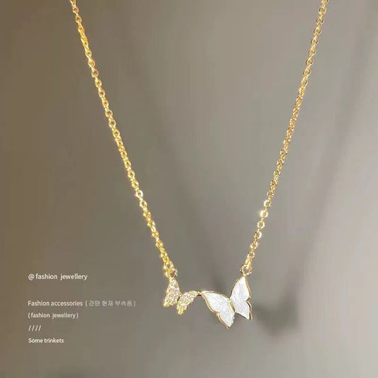 Twin Butterfly Necklace