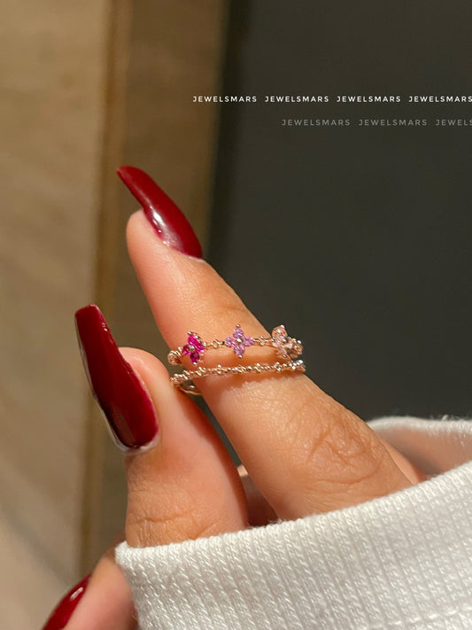 Cherry Blossom ring- pink