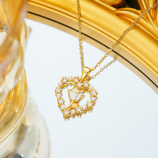 Tulip In The Heart Dreamy Necklace