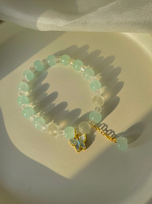 Butterfly bracelet - cian