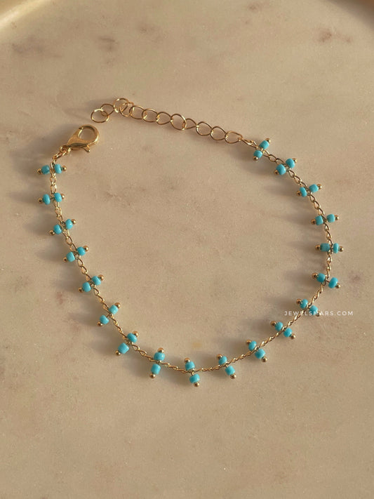 Blue Hues Minimal Bracelet