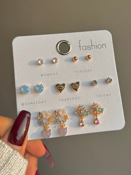 Elina Dreamy Earrings Combo