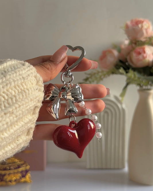 Lovesick Heart Bag Charm