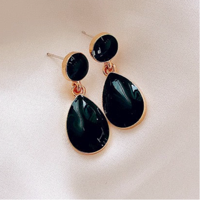 Black Spotlight Earrings