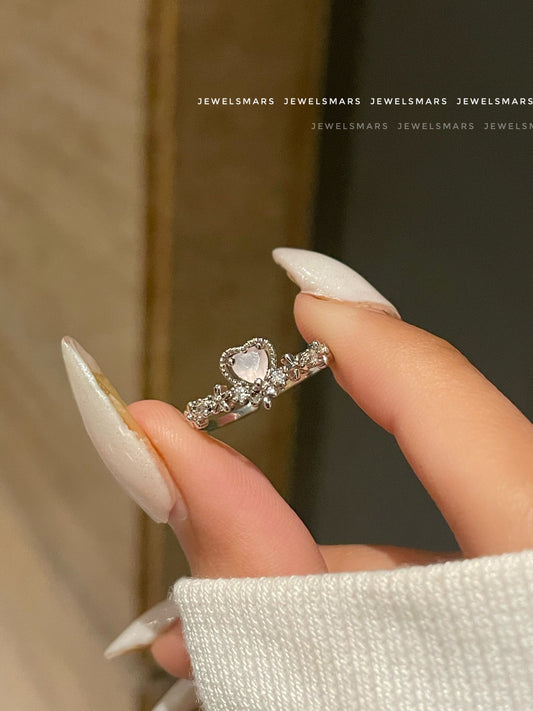 Magical Princess Crown Ring - silver