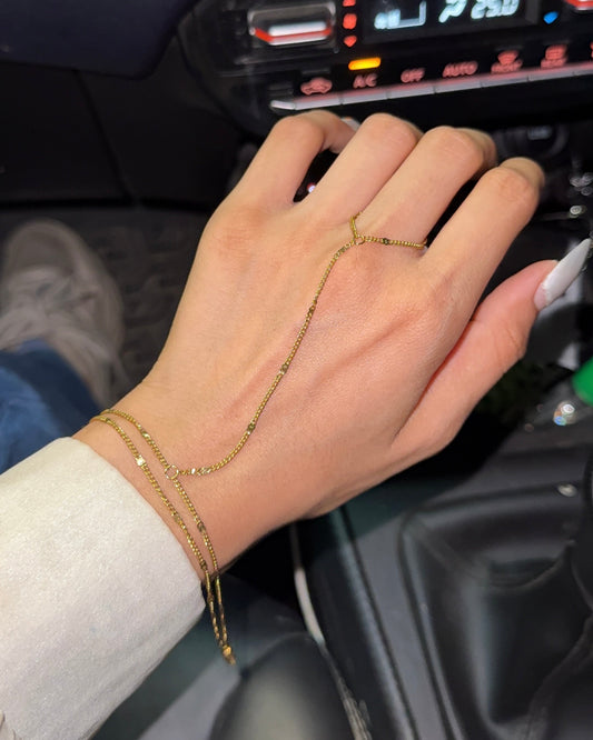 Minimal Dainty Hand Chain