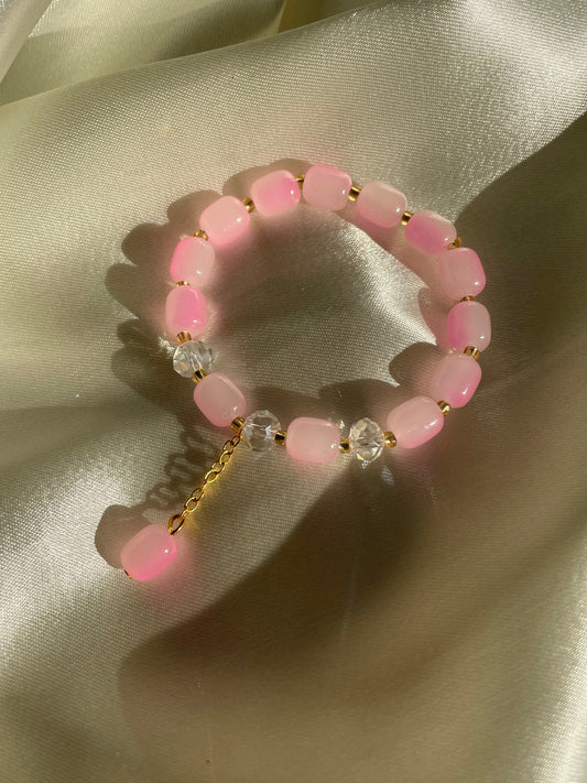 Beaded Bracelet-pink