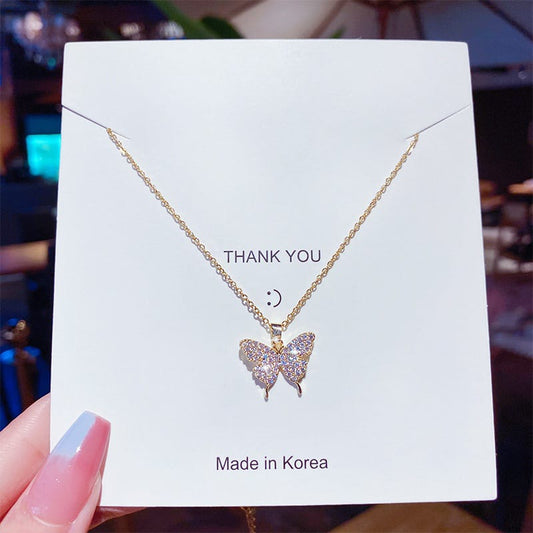 FAIRY BUTTERFLY NECKLACE (stainless steel)