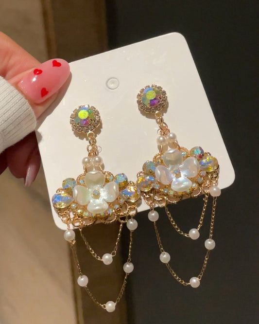 Floral Layered Earrings