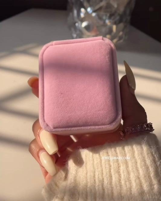 Cute Velvet Ring Box for Gift Packaging