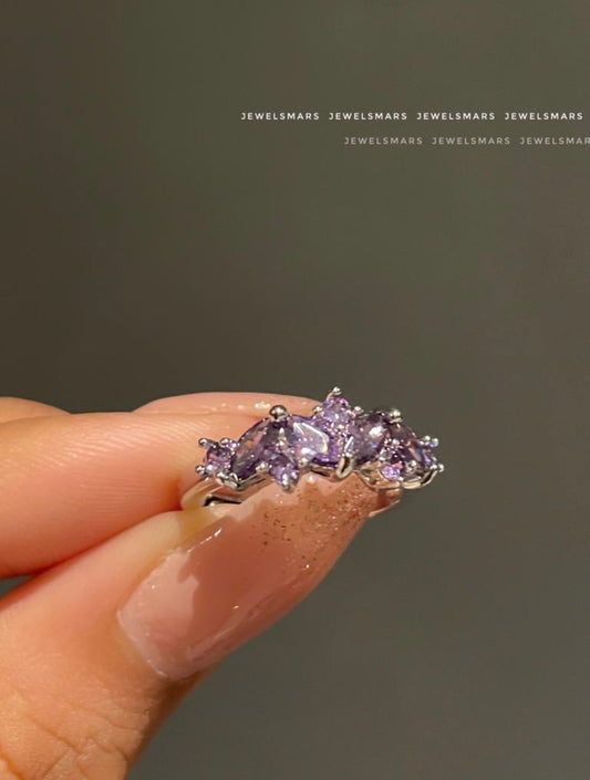 Unfinished Ring - purple