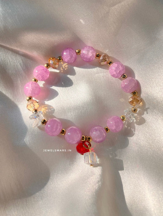Dreamy Purple Beads Bracelet