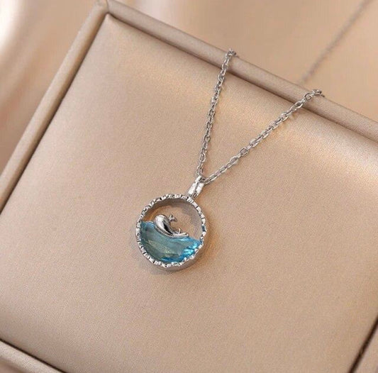 See you in the sea Necklace ( stainless steel)