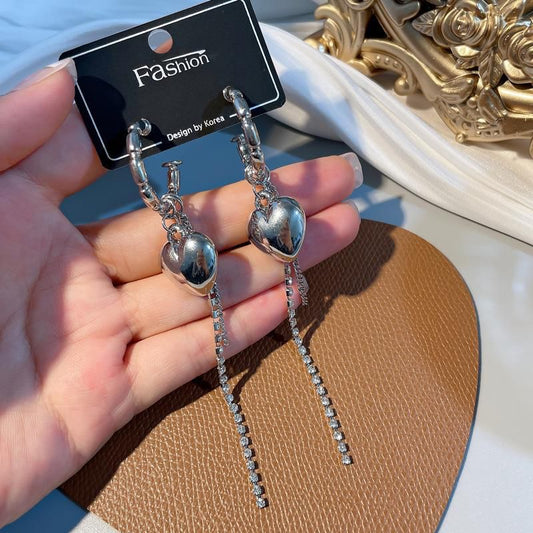 Korean Heart Drop hoops