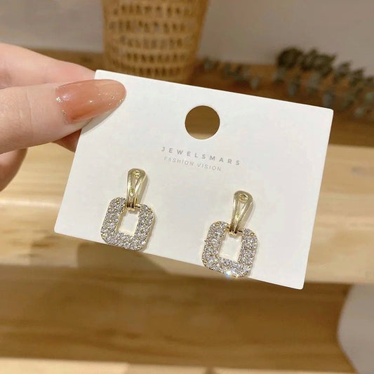 Korean Square Exquisite Stud Earrings