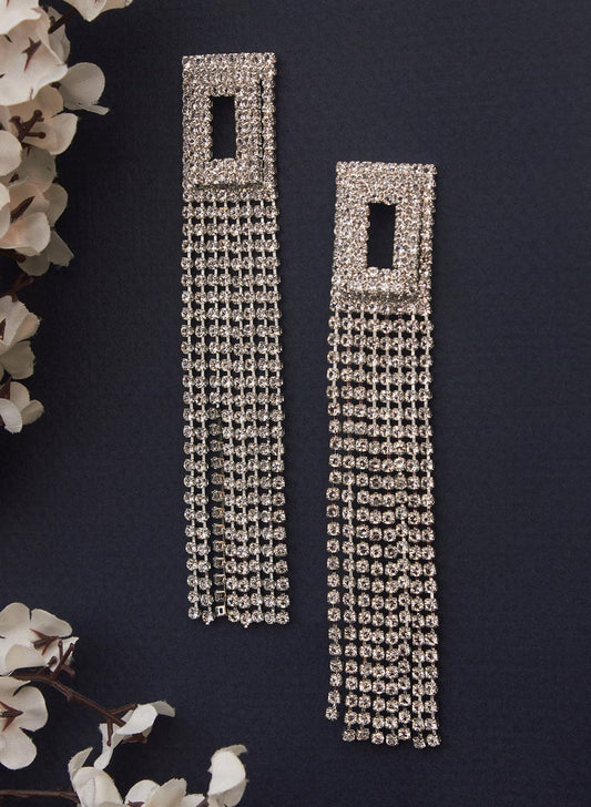 Long Party Glam Earrings