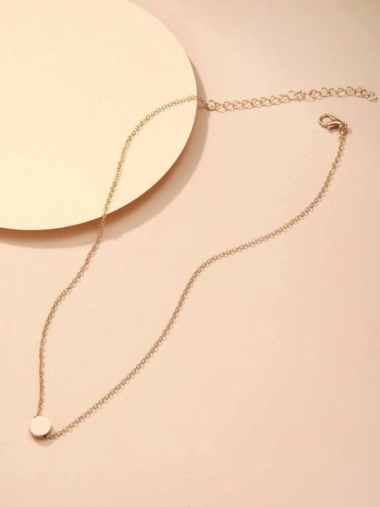 MINIMAL ROUND NECKLACE