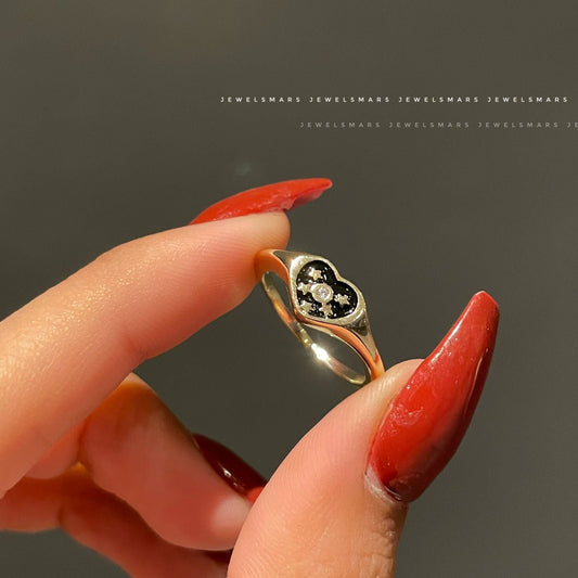 Meet me at the stars Ring- black