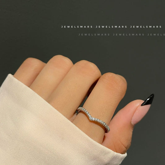 PRINCESS CUT RING - adjustable