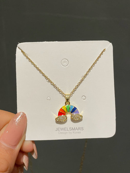Rainbow Necklace (stainless steel)