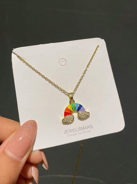 Rainbow Necklace (stainless steel)