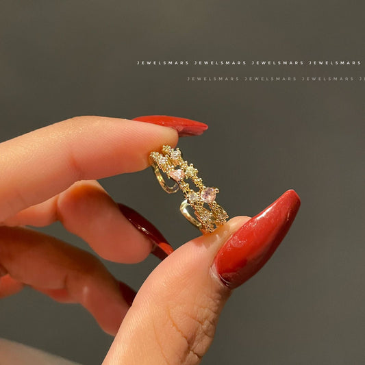 Rapunzal Layered Pink Ring