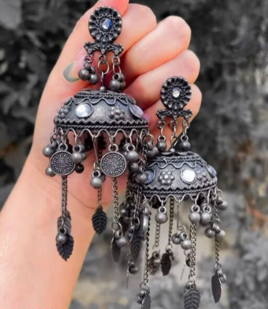 TRENDY PREMIUM BLACK JHUMKA