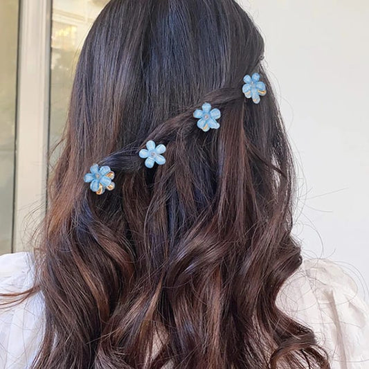 Mini Flower Hair Clips