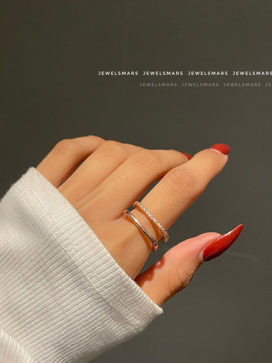 Layered Statement Ring (rosegold)